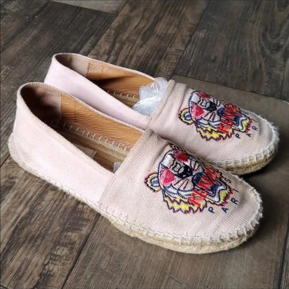 Kenzo Embroidered Tiger Espadrilles